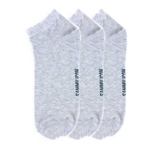 Комплект однотонных носков Sammy Icon Ankle Solid - 3 Pair Set - Grey в Интимиссими