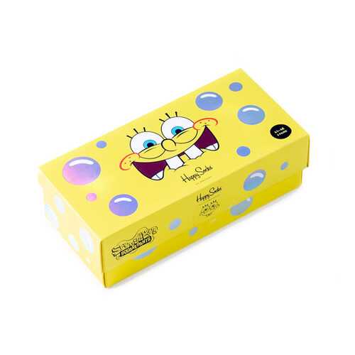 Носки Happy Socks SpongeBob 3 разноцветные 36-40 в Интимиссими