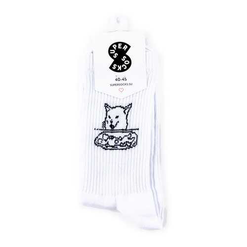 Носки Super Socks Кот Мем белые 35-40 в Интимиссими