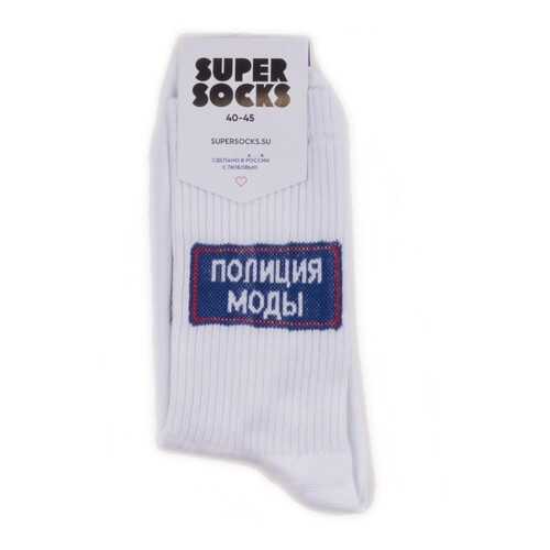 Носки унисекс Super Socks Polizia Modi белые 36-40 в Интимиссими