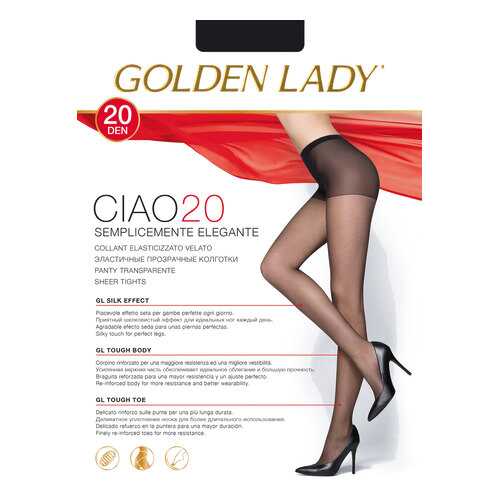 Колготки Golden Lady CIAO 20, nero, 2/S в Интимиссими