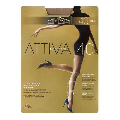 Колготки Omsa ATTIVA 40 / Caramello (Телесный) / 5 (XL) в Интимиссими