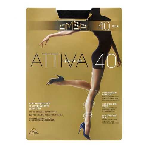 Колготки Omsa ATTIVA 40 / Nero (Черный) / 2 (S) в Интимиссими