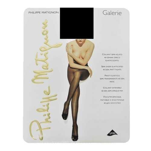 Колготки Philippe Matignon GALERIE 40 / Nero (Черный) / 3 (M) в Интимиссими