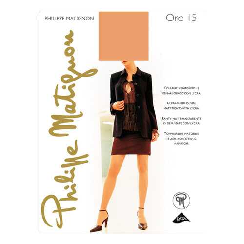 Колготки Philippe Matignon ORO 15 / Playa Nature (Светло-телесный) / 4 (L) в Интимиссими