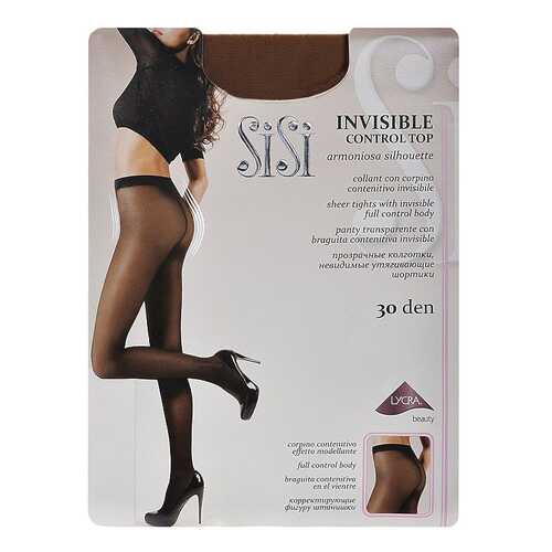 Колготки SiSi INVISIBLE CONTROL TOP 30 / Moka (Шоколад) / 3 (M) в Интимиссими