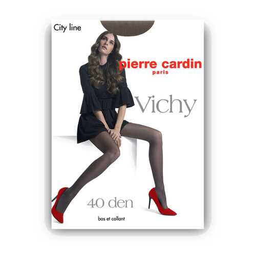 Колготки женские Pierre Cardin VICHY 40 серо-телесные 5 (XL) в Интимиссими